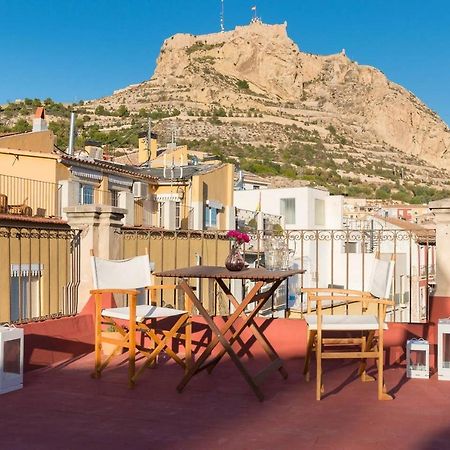 Alc - Stylish Studio With Fantastic Terrace, Old Town Alicante Kültér fotó