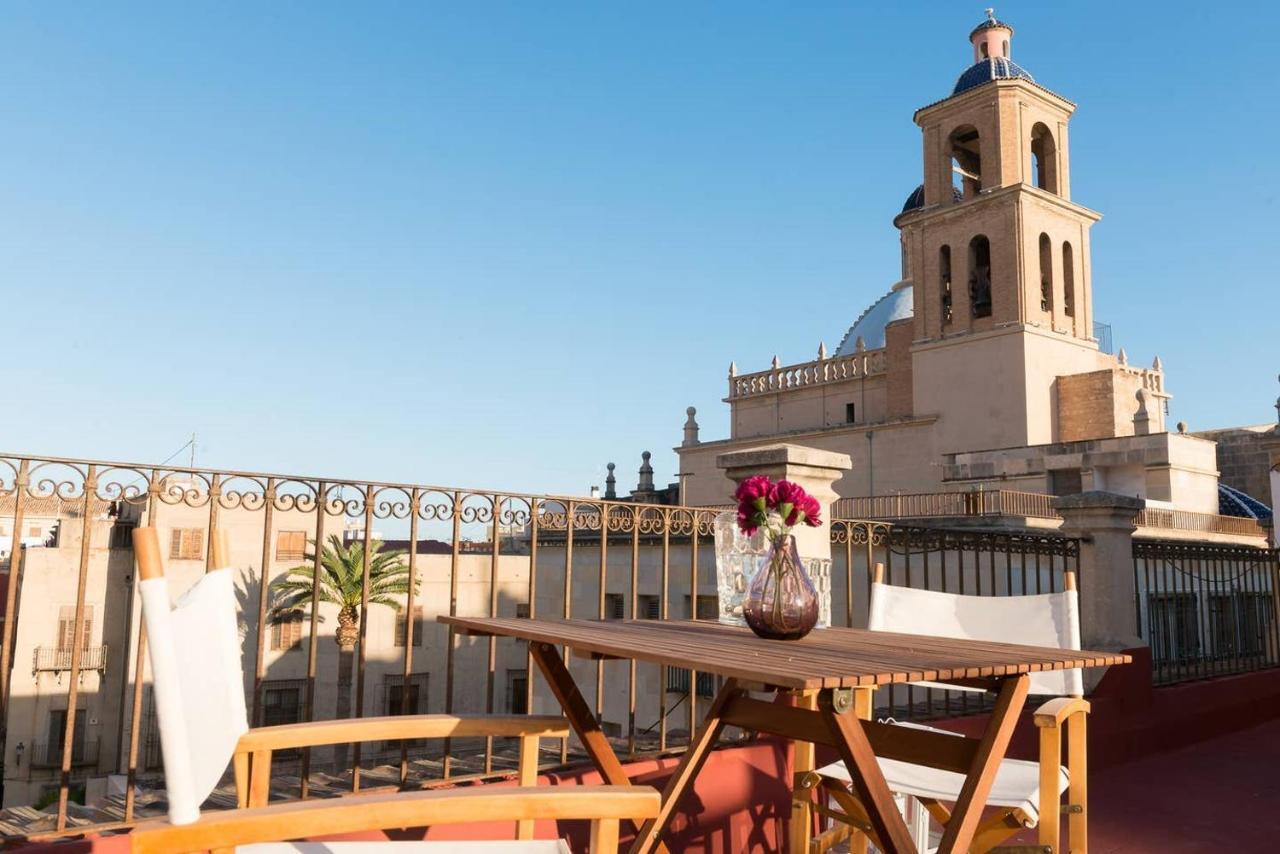 Alc - Stylish Studio With Fantastic Terrace, Old Town Alicante Kültér fotó