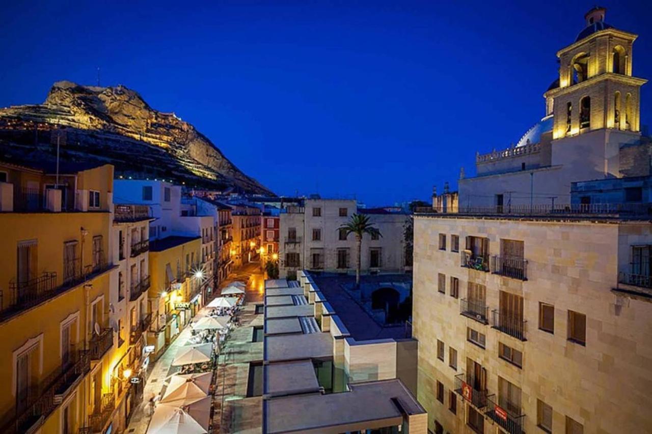 Alc - Stylish Studio With Fantastic Terrace, Old Town Alicante Kültér fotó